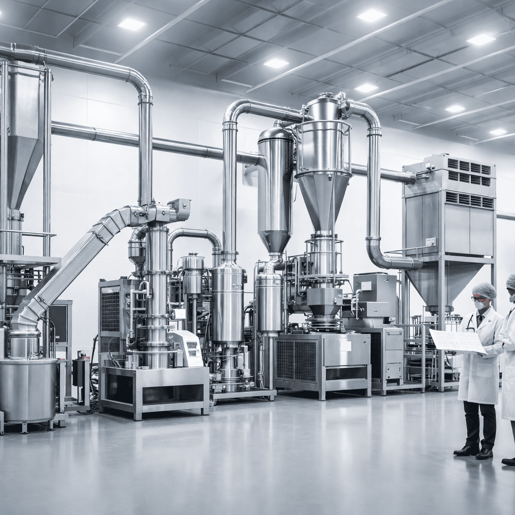 Yinda powder handling equipment and integrated processing system