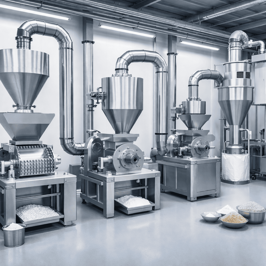 Crushing and grinding equipment for powder processing