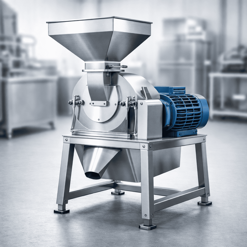 Basic hammer mill grinder configuration