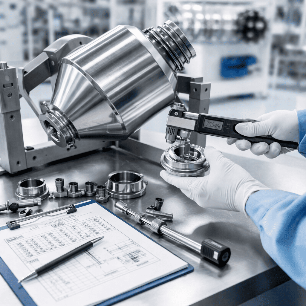 3D Mixer quality inspection