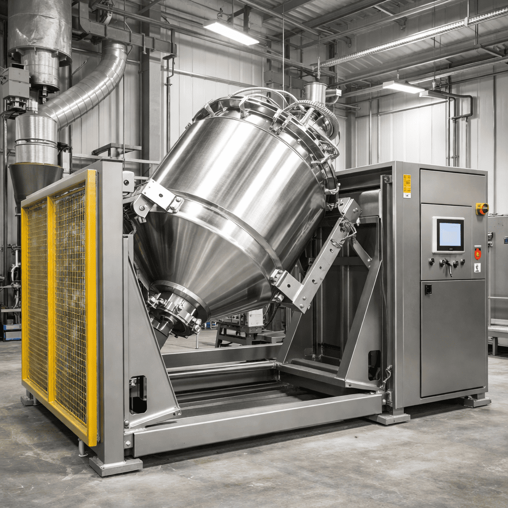 Chemical powder blending application