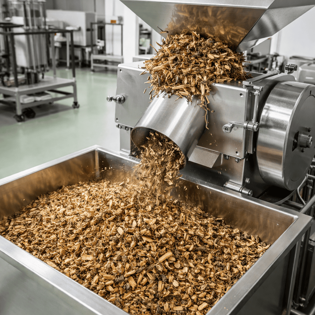 Coarse crushing for spices and food ingredients