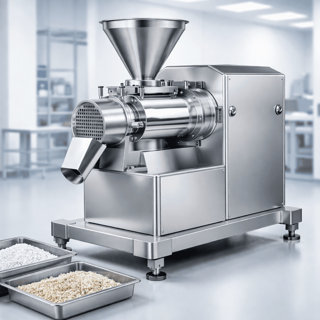 Oscillating granulator for pharmaceutical sizing