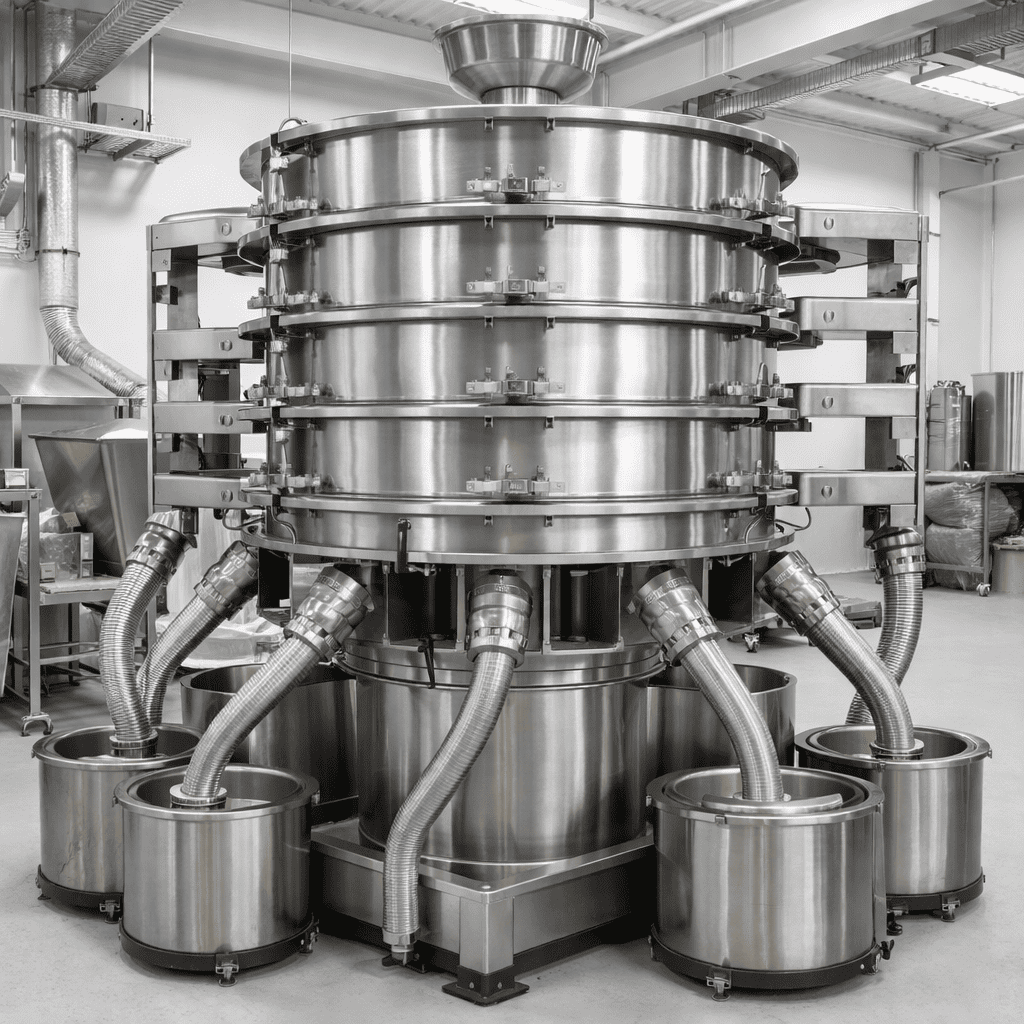 Multi-layer vibro sifter for complex classification