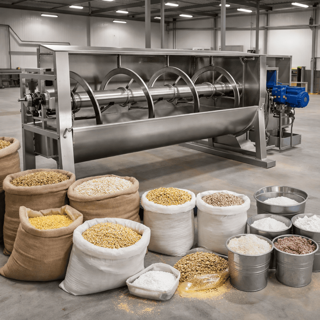 Agriculture and animal feed mixing application