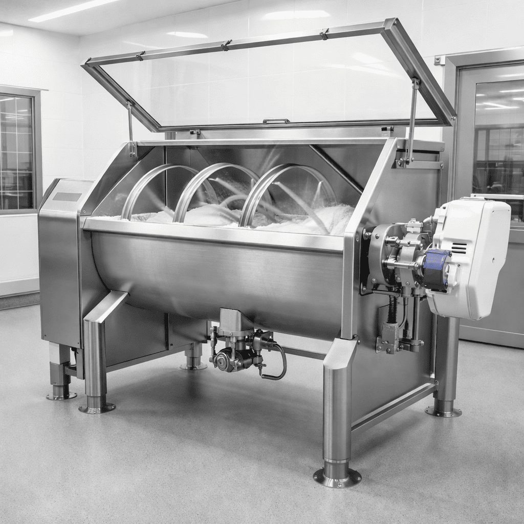 Ribbon Blender for dairy powder processing