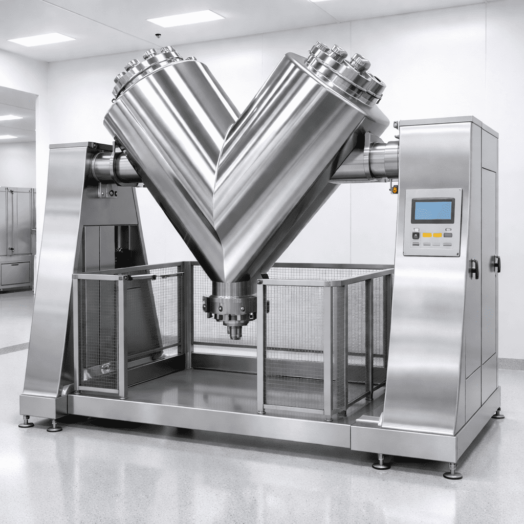 V-Blender for dairy powder processing
