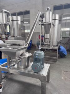 Stainless-steel grinding conveying cyclone and dust collection system