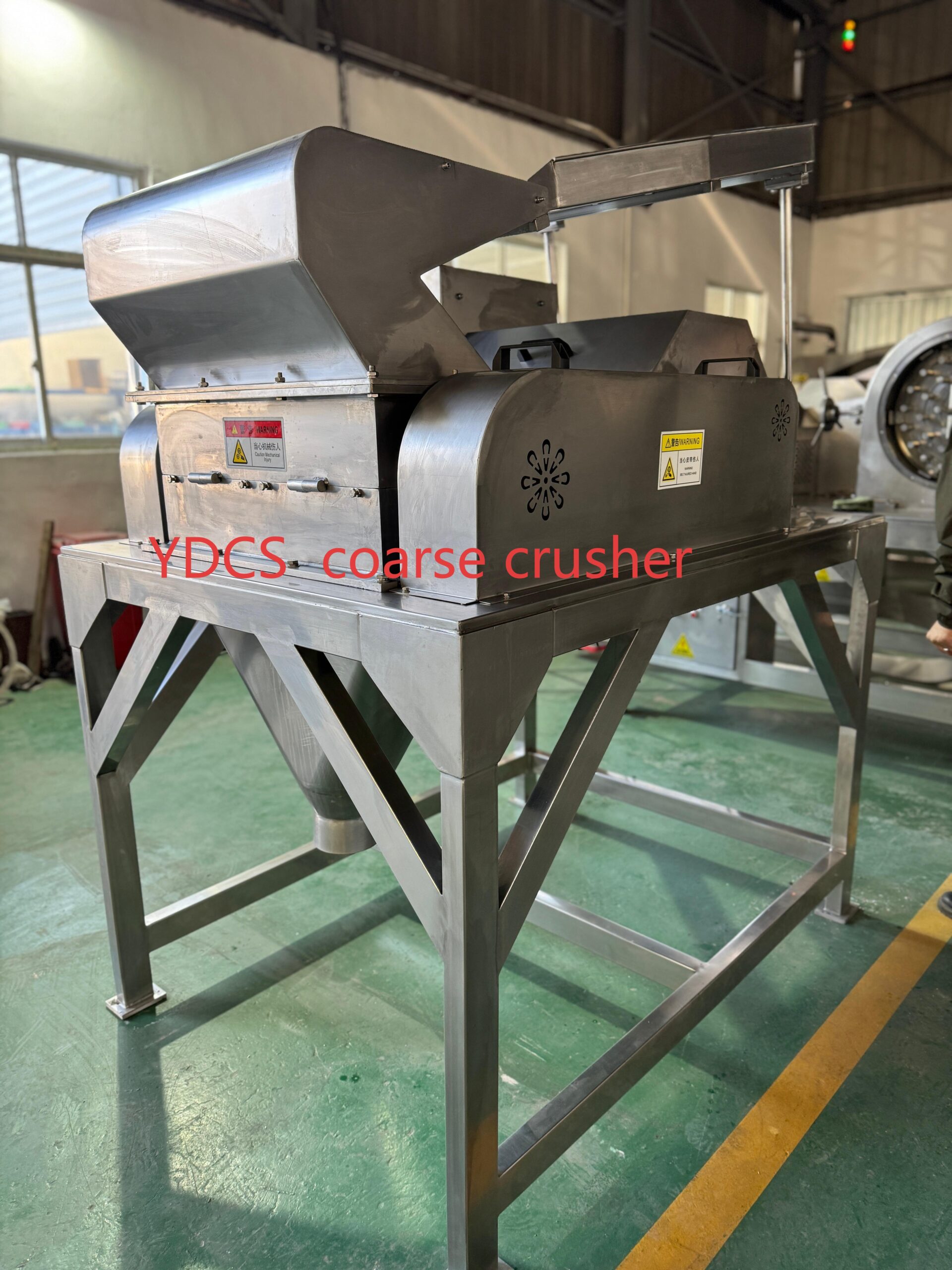 Stainless-steel YDCS coarse crusher for dried konjac slices