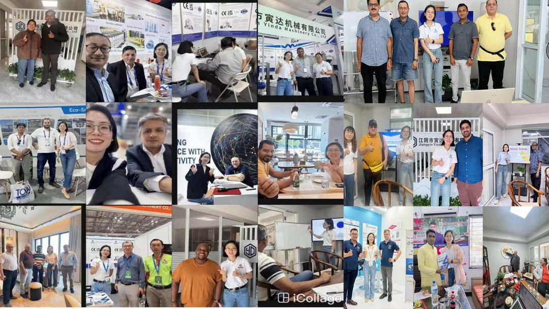 YINDA team with international spice and powder processing customers