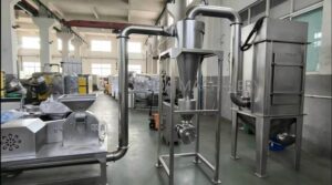YDWS pin mill grinding system for dried tomato powder production