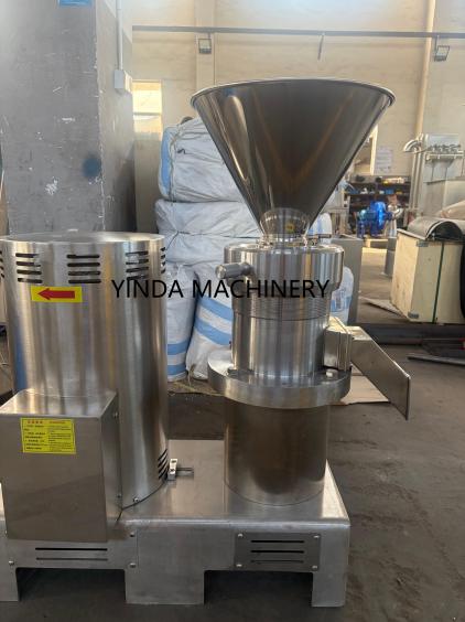 YINDA YDJM stainless steel colloid mill for nut butter and paste processing