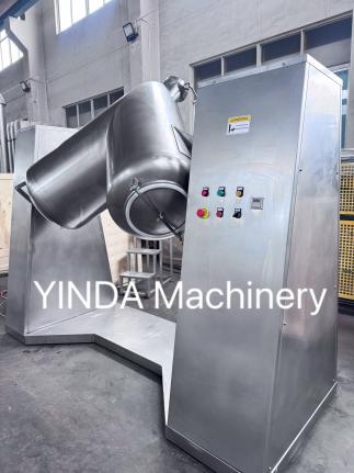 YINDA 3D mixer with stainless steel mixing container and control cabinet