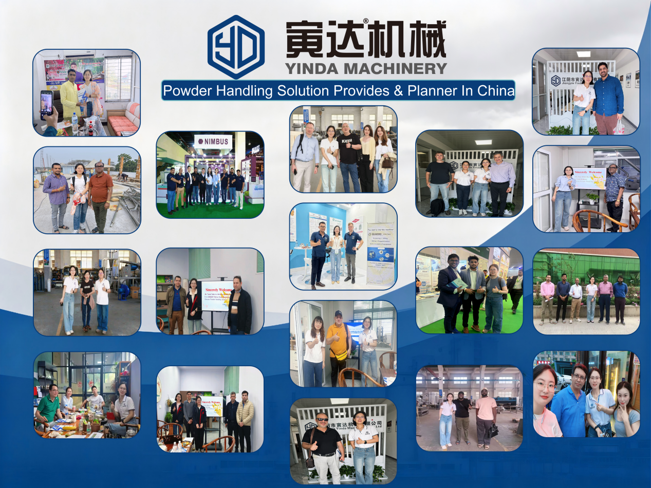 YINDA Machinery customer visits and international powder processing project meetings